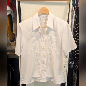 Vintage JCPenney embroidered blouse
